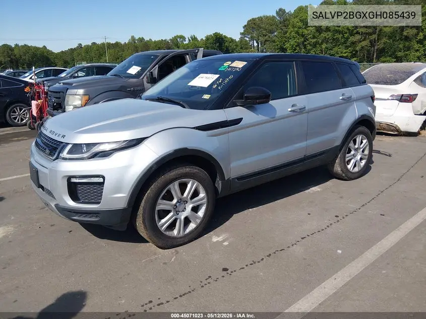 2016 Land Rover Range Rover Evoque Se/Se Premium VIN: SALVP2BGXGH085439 Lot: 45071023