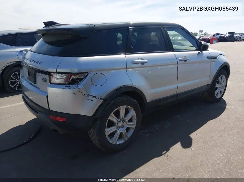 2016 Land Rover Range Rover Evoque Se/Se Premium VIN: SALVP2BGXGH085439 Lot: 45071023