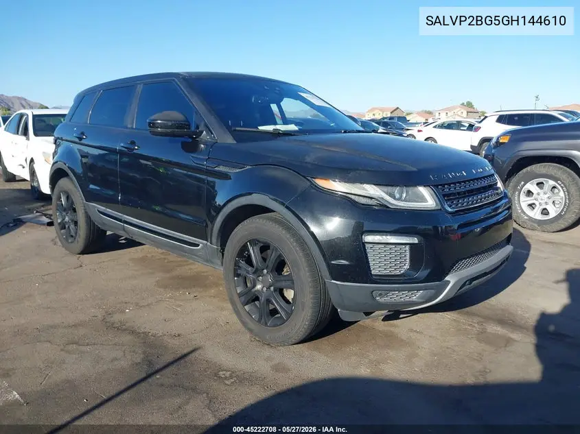 2016 Land Rover Range Rover Evoque Se/Se Premium VIN: SALVP2BG5GH144610 Lot: 45222708