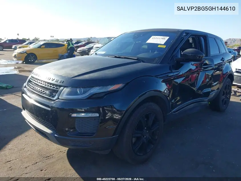 2016 Land Rover Range Rover Evoque Se/Se Premium VIN: SALVP2BG5GH144610 Lot: 45222708