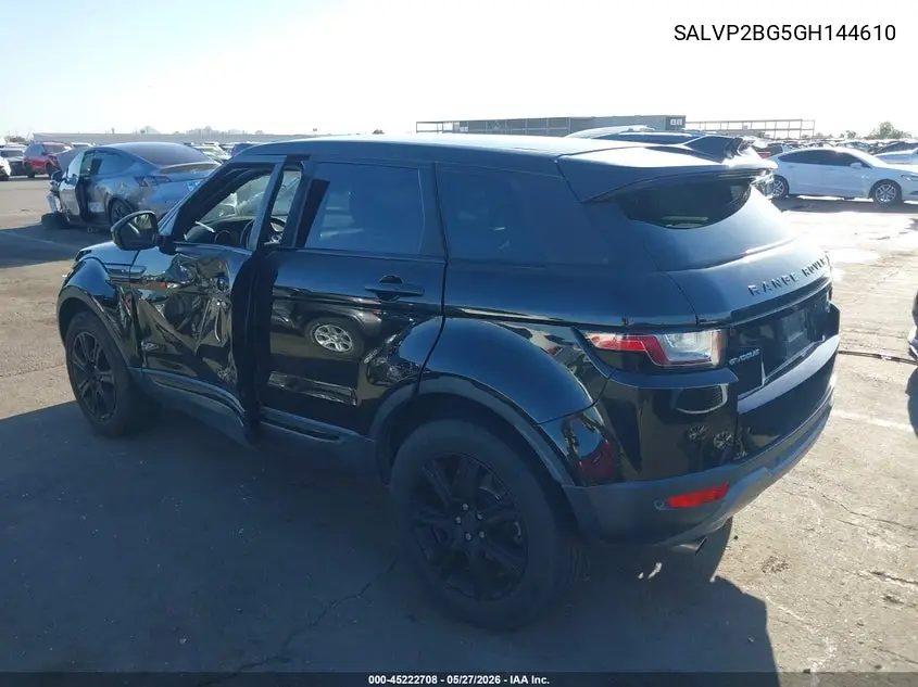 2016 Land Rover Range Rover Evoque Se/Se Premium VIN: SALVP2BG5GH144610 Lot: 45222708