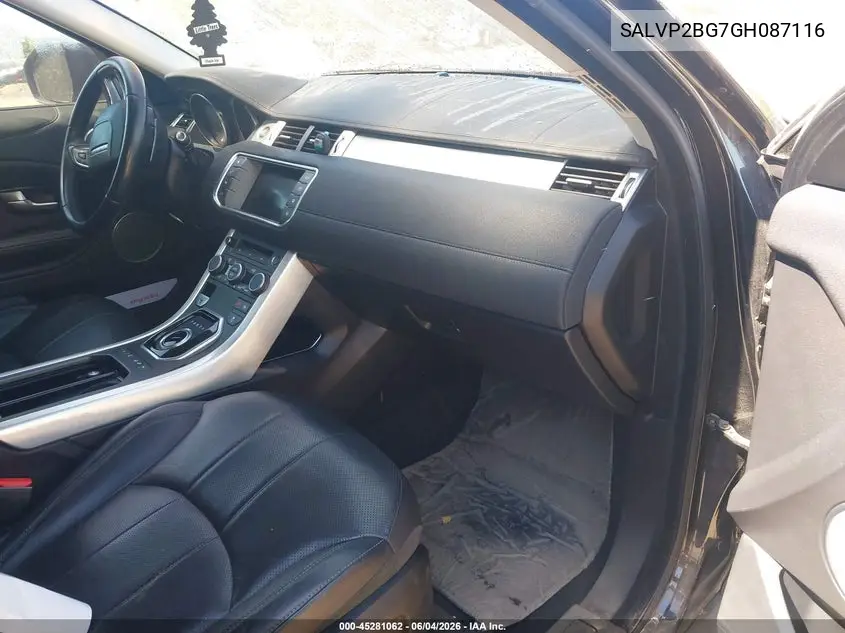 2016 Land Rover Range Rover Evoque Se/Se Premium VIN: SALVP2BG7GH087116 Lot: 45281062