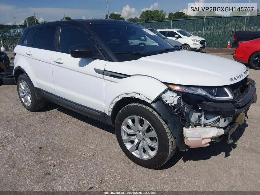 2016 Land Rover Range Rover Evoque Se/Se Premium VIN: SALVP2BGXGH145767 Lot: 45288483