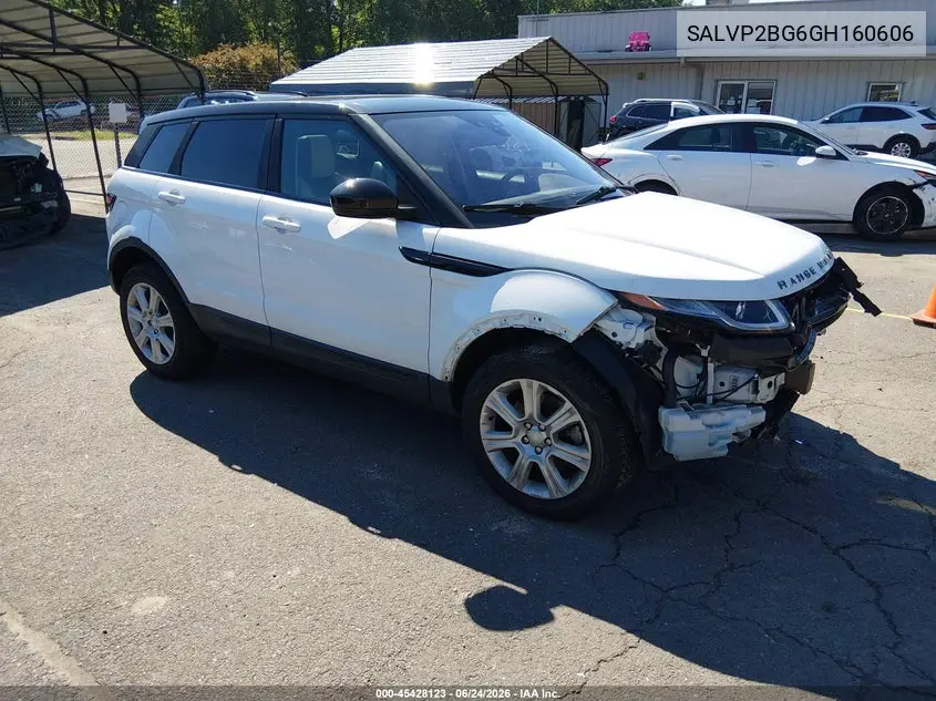 2016 Land Rover Range Rover Evoque Se/Se Premium VIN: SALVP2BG6GH160606 Lot: 45428123
