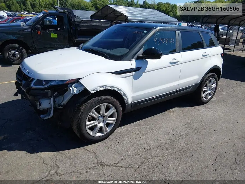 2016 Land Rover Range Rover Evoque Se/Se Premium VIN: SALVP2BG6GH160606 Lot: 45428123
