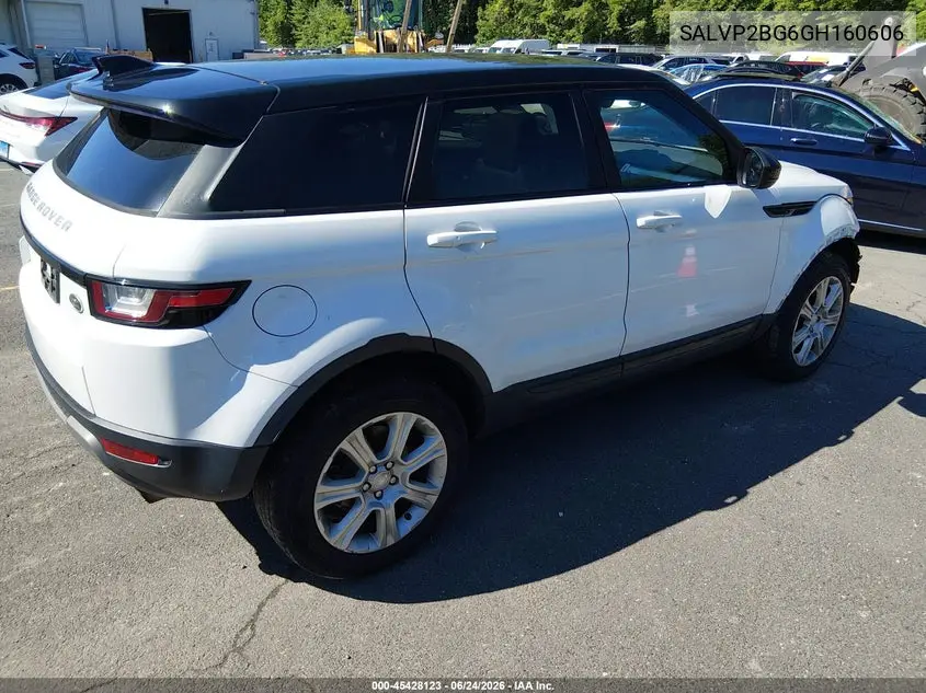 2016 Land Rover Range Rover Evoque Se/Se Premium VIN: SALVP2BG6GH160606 Lot: 45428123