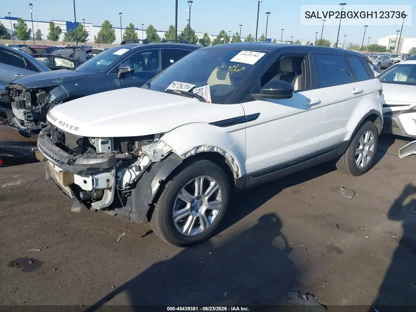 2016 Land Rover Range Rover Evoque Se/Se Premium VIN: SALVP2BGXGH123736 Lot: 45439381