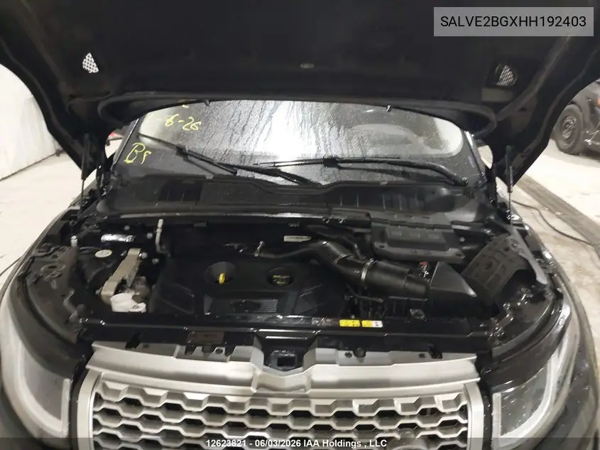 2017 Land Rover Range Rover Evoque Autobiography VIN: SALVE2BGXHH192403 Lot: 12623821