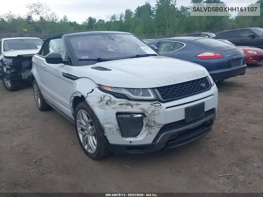 2017 Land Rover Range Rover Evoque Hse Dynamic VIN: SALVD5BGXHH161107 Lot: 44878113