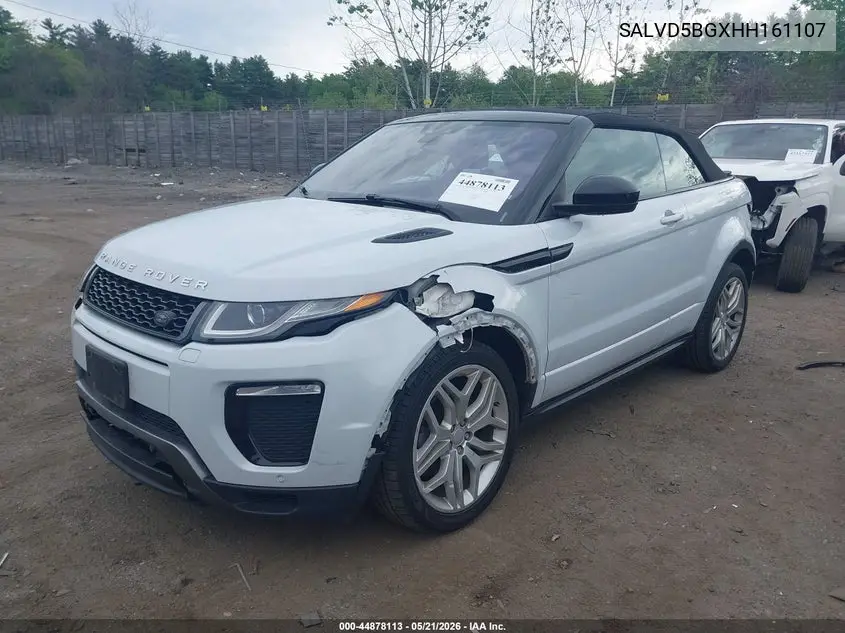 2017 Land Rover Range Rover Evoque Hse Dynamic VIN: SALVD5BGXHH161107 Lot: 44878113