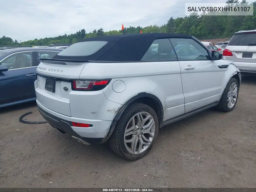 2017 Land Rover Range Rover Evoque Hse Dynamic VIN: SALVD5BGXHH161107 Lot: 44878113