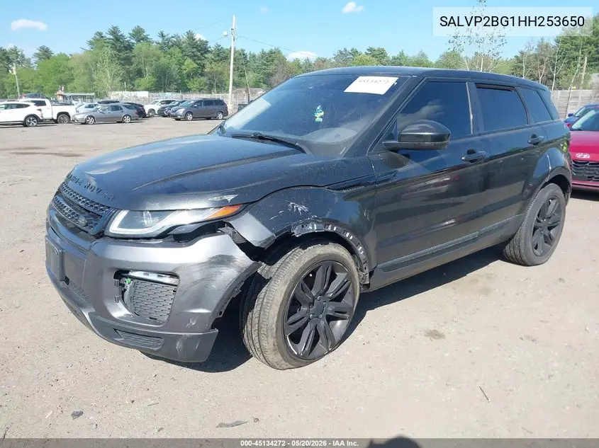 2017 Land Rover Range Rover Evoque Se/Se Premium VIN: SALVP2BG1HH253650 Lot: 45134272