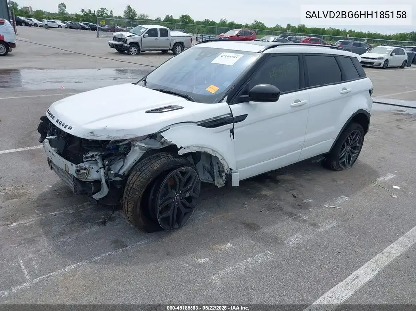 2017 Land Rover Range Rover Evoque Hse Dynamic VIN: SALVD2BG6HH185158 Lot: 45185583