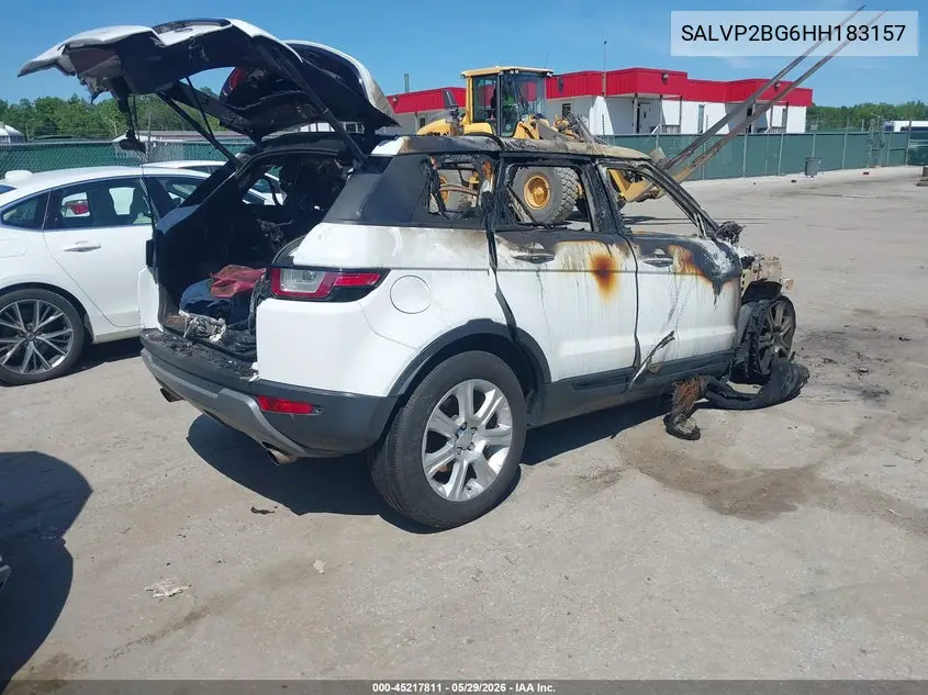 2017 Land Rover Range Rover Evoque Se/Se Premium VIN: SALVP2BG6HH183157 Lot: 45217811