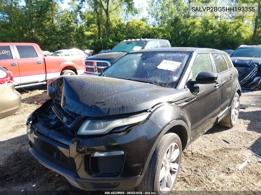 2017 Land Rover Range Rover Evoque Se/Se Premium VIN: SALVP2BG5HH193355 Lot: 45239955
