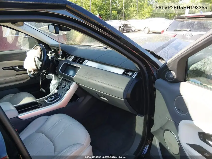 2017 Land Rover Range Rover Evoque Se/Se Premium VIN: SALVP2BG5HH193355 Lot: 45239955