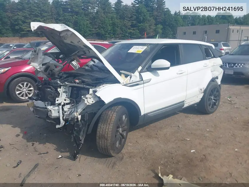 2017 Land Rover Range Rover Evoque Se/Se Premium VIN: SALVP2BG7HH241695 Lot: 45341740