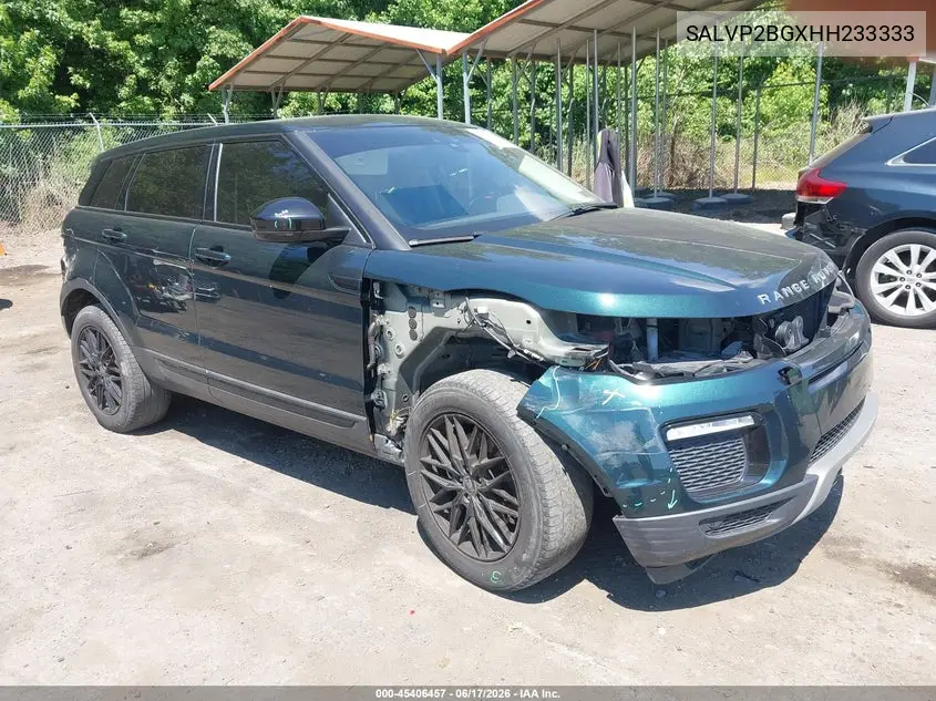 2017 Land Rover Range Rover Evoque Se/Se Premium VIN: SALVP2BGXHH233333 Lot: 45406457