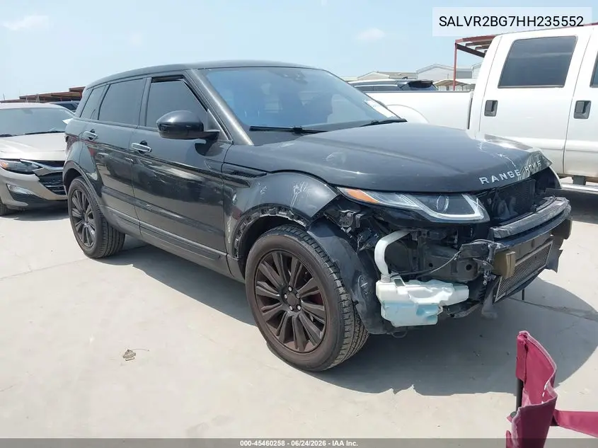 2017 Land Rover Range Rover Evoque Hse VIN: SALVR2BG7HH235552 Lot: 45460258