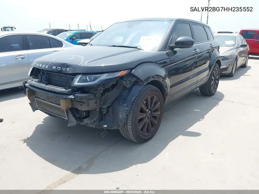 2017 Land Rover Range Rover Evoque Hse VIN: SALVR2BG7HH235552 Lot: 45460258