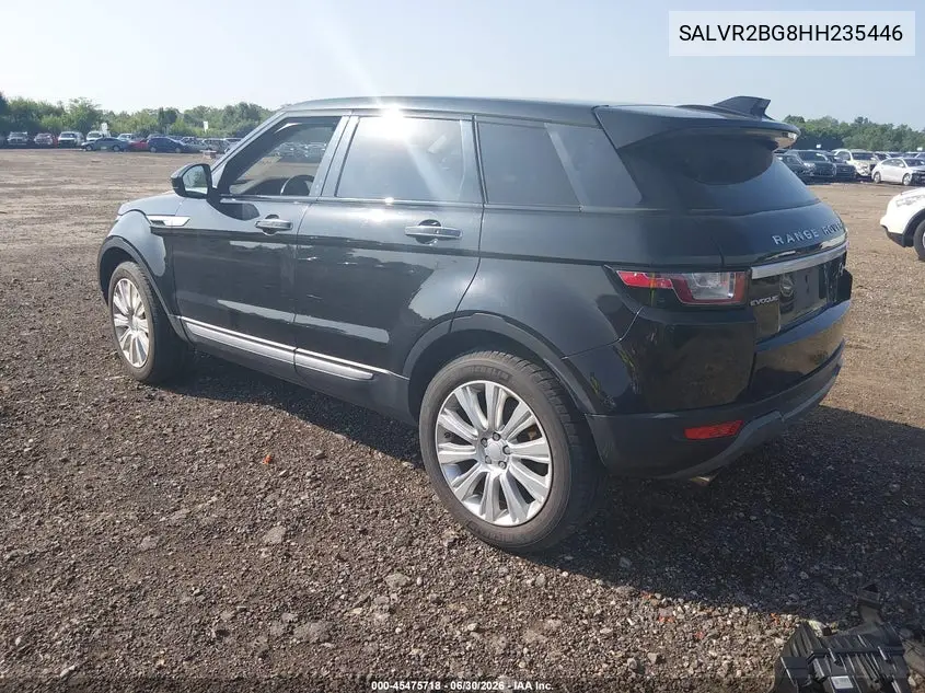 2017 Land Rover Range Rover Evoque Hse VIN: SALVR2BG8HH235446 Lot: 45475718