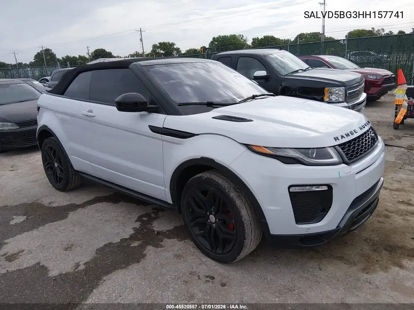 2017 Land Rover Range Rover Evoque Hse Dynamic VIN: SALVD5BG3HH157741 Lot: 45520557