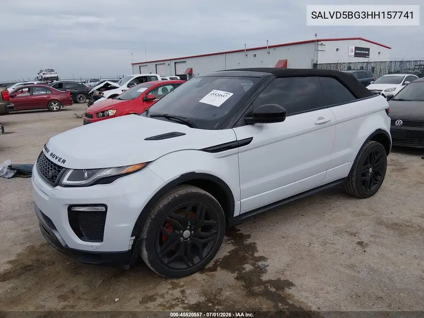 2017 Land Rover Range Rover Evoque Hse Dynamic VIN: SALVD5BG3HH157741 Lot: 45520557