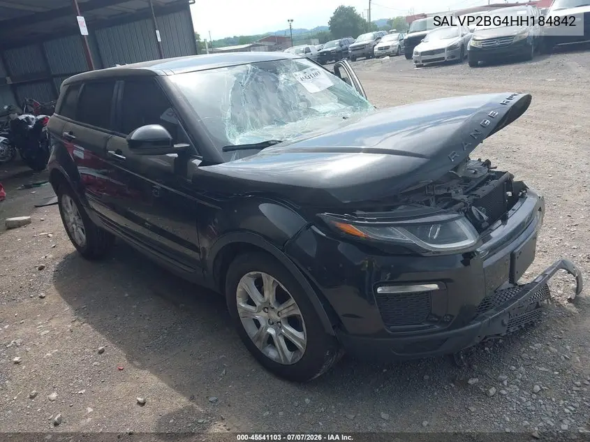 2017 Land Rover Range Rover Evoque Se/Se Premium VIN: SALVP2BG4HH184842 Lot: 45541103