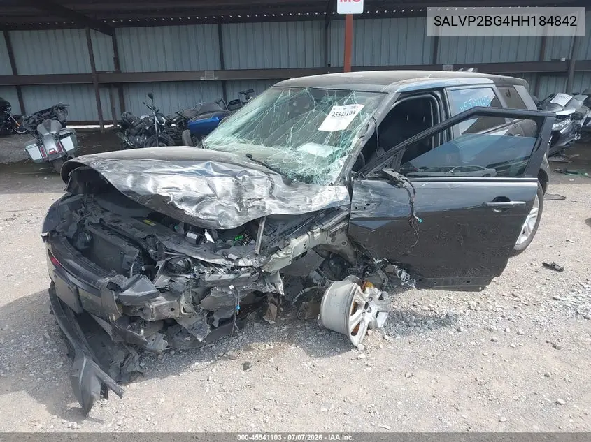2017 Land Rover Range Rover Evoque Se/Se Premium VIN: SALVP2BG4HH184842 Lot: 45541103
