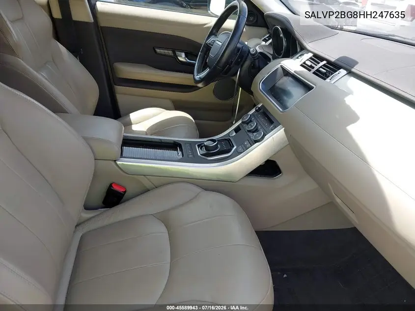 2017 Land Rover Range Rover Evoque Se/Se Premium VIN: SALVP2BG8HH247635 Lot: 45589943