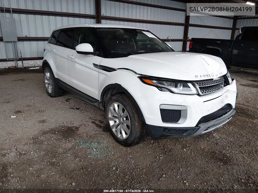 2017 Land Rover Range Rover Evoque Se/Se Premium VIN: SALVP2BG8HH204199 Lot: 45617158