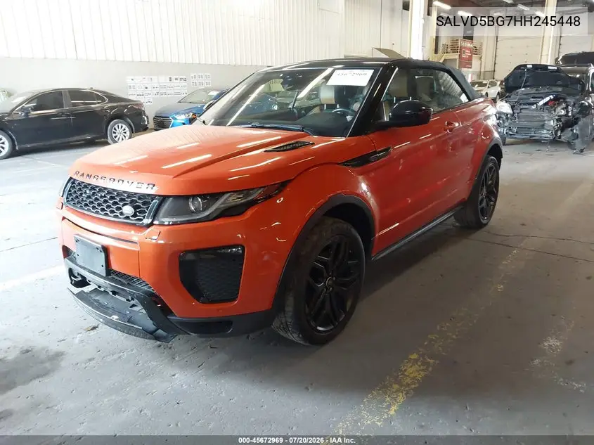 2017 Land Rover Range Rover Evoque Hse Dynamic VIN: SALVD5BG7HH245448 Lot: 45672969