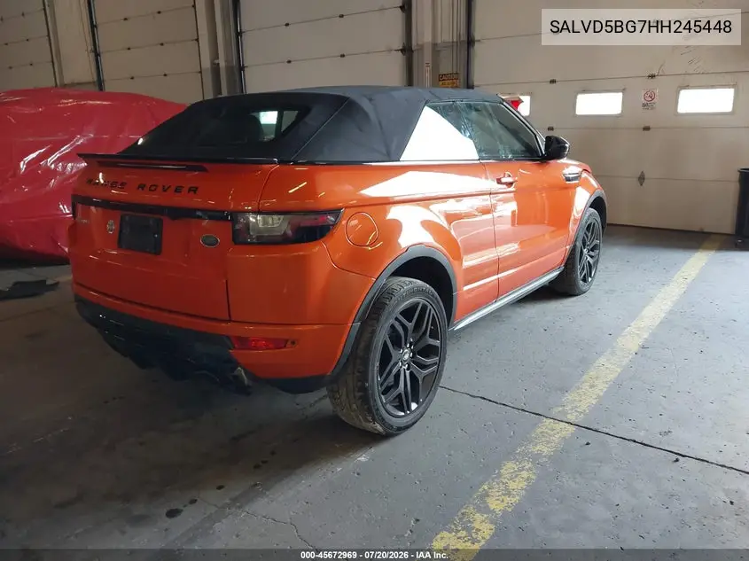 2017 Land Rover Range Rover Evoque Hse Dynamic VIN: SALVD5BG7HH245448 Lot: 45672969