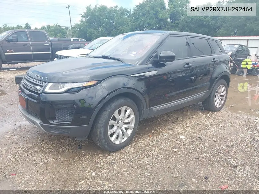 2018 Land Rover Range Rover Evoque Se/Se Premium VIN: SALVP2RX7JH292464 Lot: 45230197