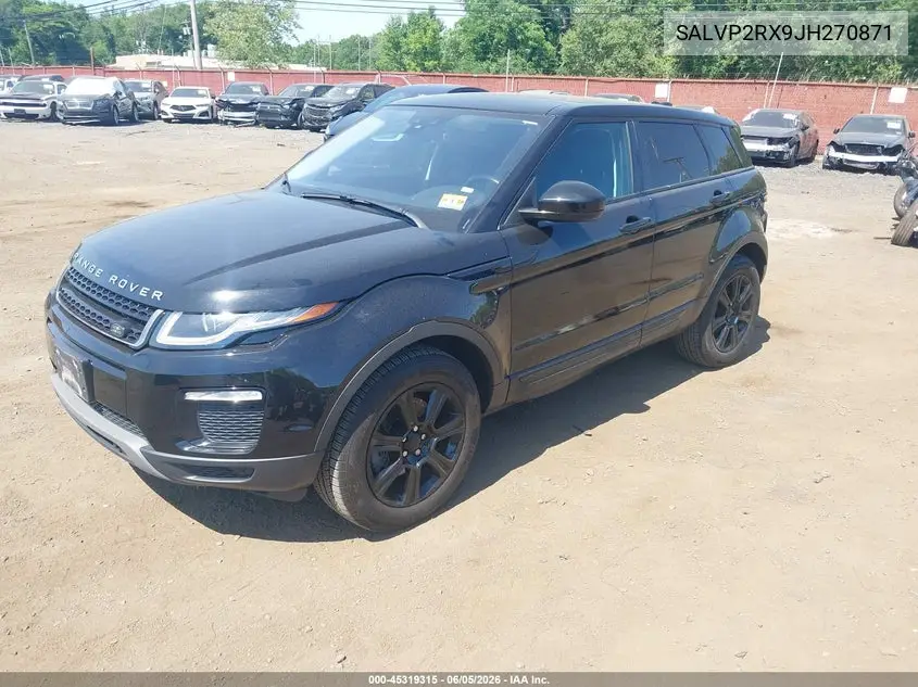 2018 Land Rover Range Rover Evoque Se/Se Premium VIN: SALVP2RX9JH270871 Lot: 45319315