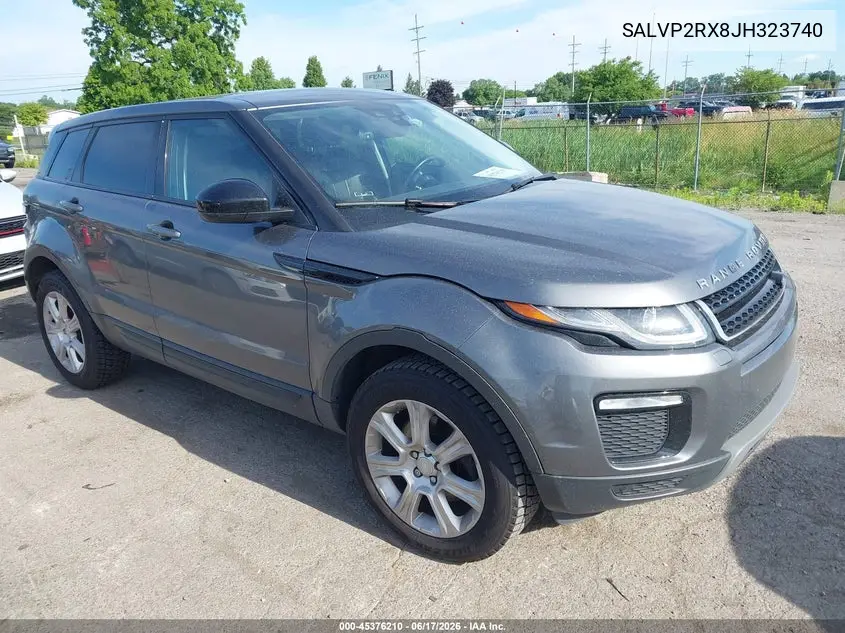 2018 Land Rover Range Rover Evoque Se/Se Premium VIN: SALVP2RX8JH323740 Lot: 45376210