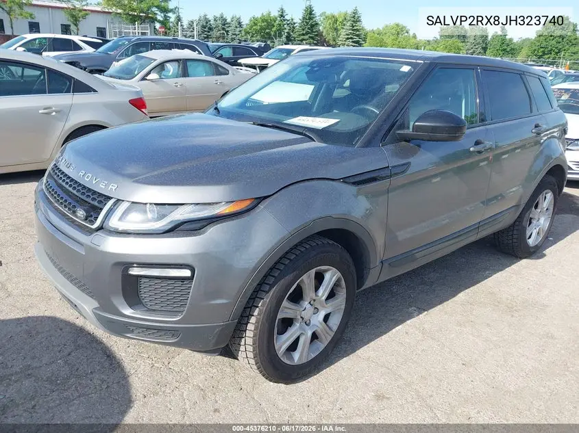 2018 Land Rover Range Rover Evoque Se/Se Premium VIN: SALVP2RX8JH323740 Lot: 45376210