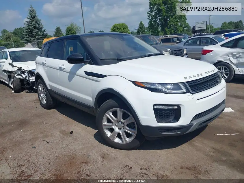 2018 Land Rover Range Rover Evoque Se/Se Premium VIN: SALVP2RX2JH286880 Lot: 45483286