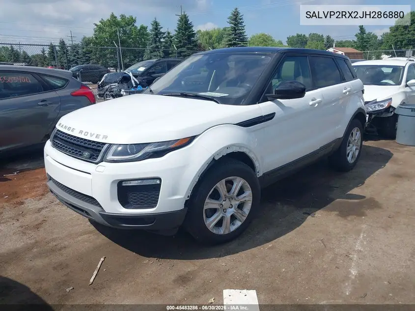 2018 Land Rover Range Rover Evoque Se/Se Premium VIN: SALVP2RX2JH286880 Lot: 45483286