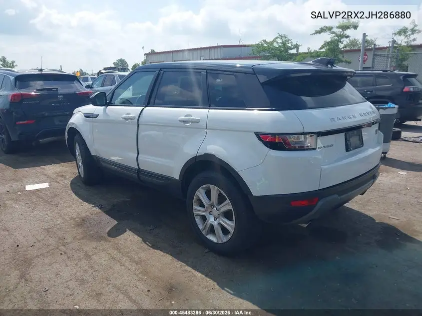 2018 Land Rover Range Rover Evoque Se/Se Premium VIN: SALVP2RX2JH286880 Lot: 45483286