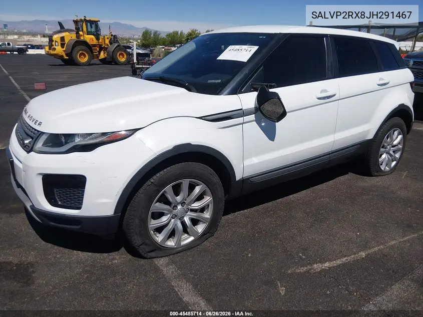 2018 Land Rover Range Rover Evoque Se/Se Premium VIN: SALVP2RX8JH291467 Lot: 45485714
