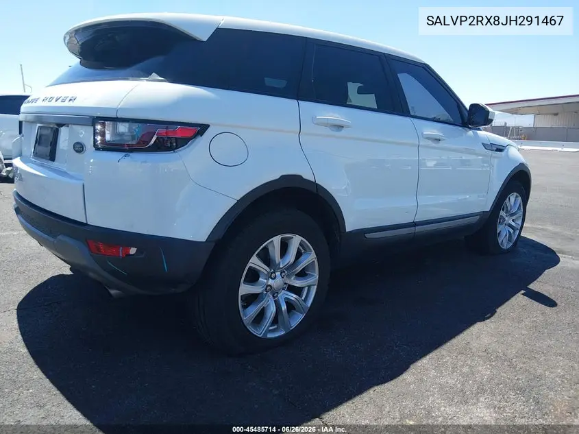 2018 Land Rover Range Rover Evoque Se/Se Premium VIN: SALVP2RX8JH291467 Lot: 45485714