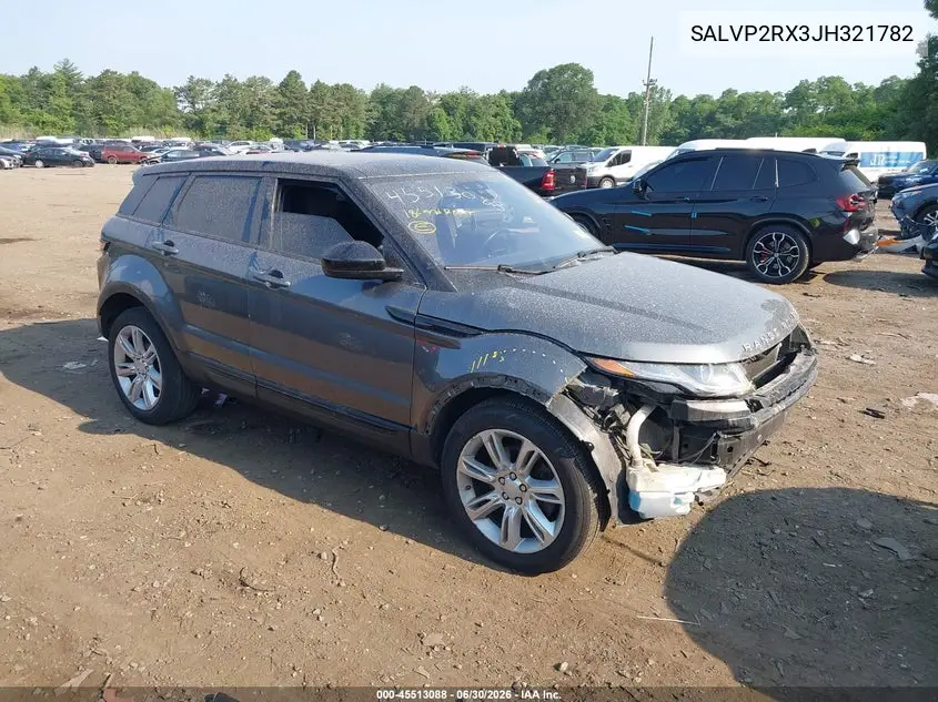 2018 Land Rover Range Rover Evoque Se/Se Premium VIN: SALVP2RX3JH321782 Lot: 45513088
