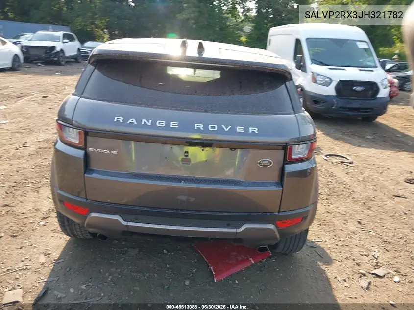 2018 Land Rover Range Rover Evoque Se/Se Premium VIN: SALVP2RX3JH321782 Lot: 45513088