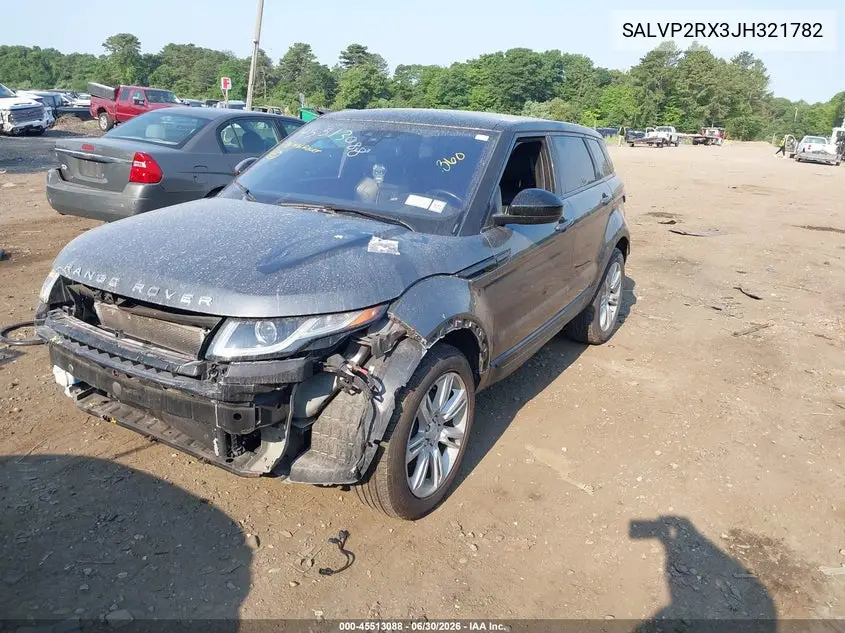 2018 Land Rover Range Rover Evoque Se/Se Premium VIN: SALVP2RX3JH321782 Lot: 45513088