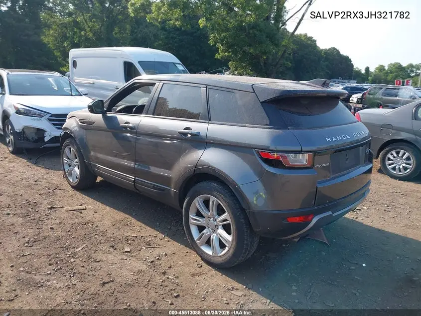 2018 Land Rover Range Rover Evoque Se/Se Premium VIN: SALVP2RX3JH321782 Lot: 45513088