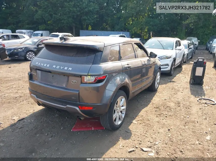 2018 Land Rover Range Rover Evoque Se/Se Premium VIN: SALVP2RX3JH321782 Lot: 45513088