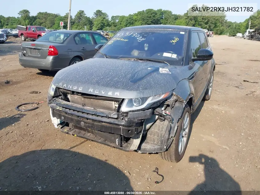2018 Land Rover Range Rover Evoque Se/Se Premium VIN: SALVP2RX3JH321782 Lot: 45513088