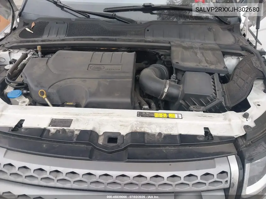 2018 Land Rover Range Rover Evoque Se/Se Premium VIN: SALVP2RXXJH302680 Lot: 45539066