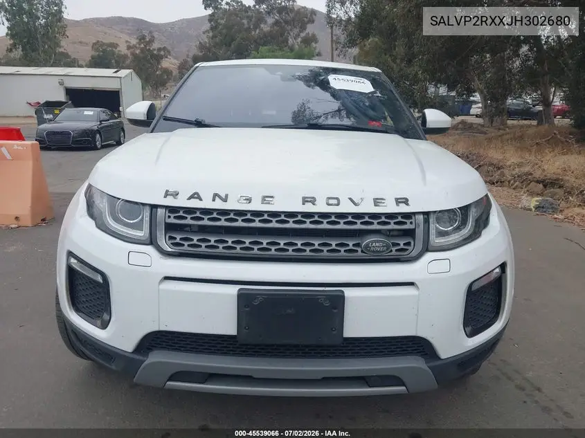 2018 Land Rover Range Rover Evoque Se/Se Premium VIN: SALVP2RXXJH302680 Lot: 45539066